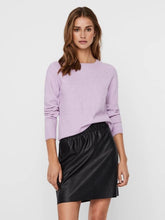 Afbeelding in Gallery-weergave laden, Soft Doffy knit - Violet melange - Vero Moda - Purple 5
