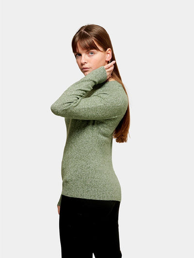 Soft Doffy Knit - Fit Green Melange - Vero Moda - Green 2