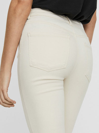 Sheila Flare Jeans - Birch - Vero Moda - White 5