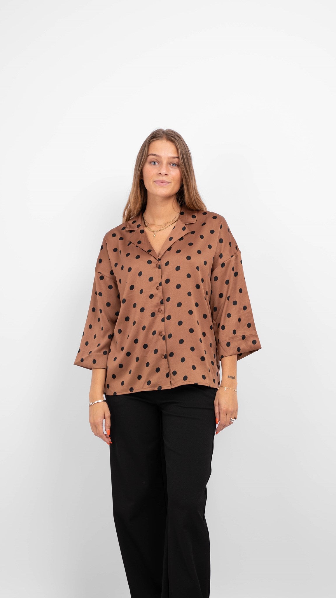 Essi 3/4 Shirt - Aztec - Vero Moda - Brown