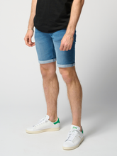 Load image into Gallery viewer, The Original Performance Performance Denim Shorts - Denim Blue - TeeShoppen - Blue 3
