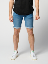 Load image into Gallery viewer, The Original Performance Performance Denim Shorts - Denim Blue - TeeShoppen - Blue
