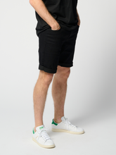 Load image into Gallery viewer, The Original Performance Performance Denim Shorts - Jet Black - TeeShoppen - Black 4
