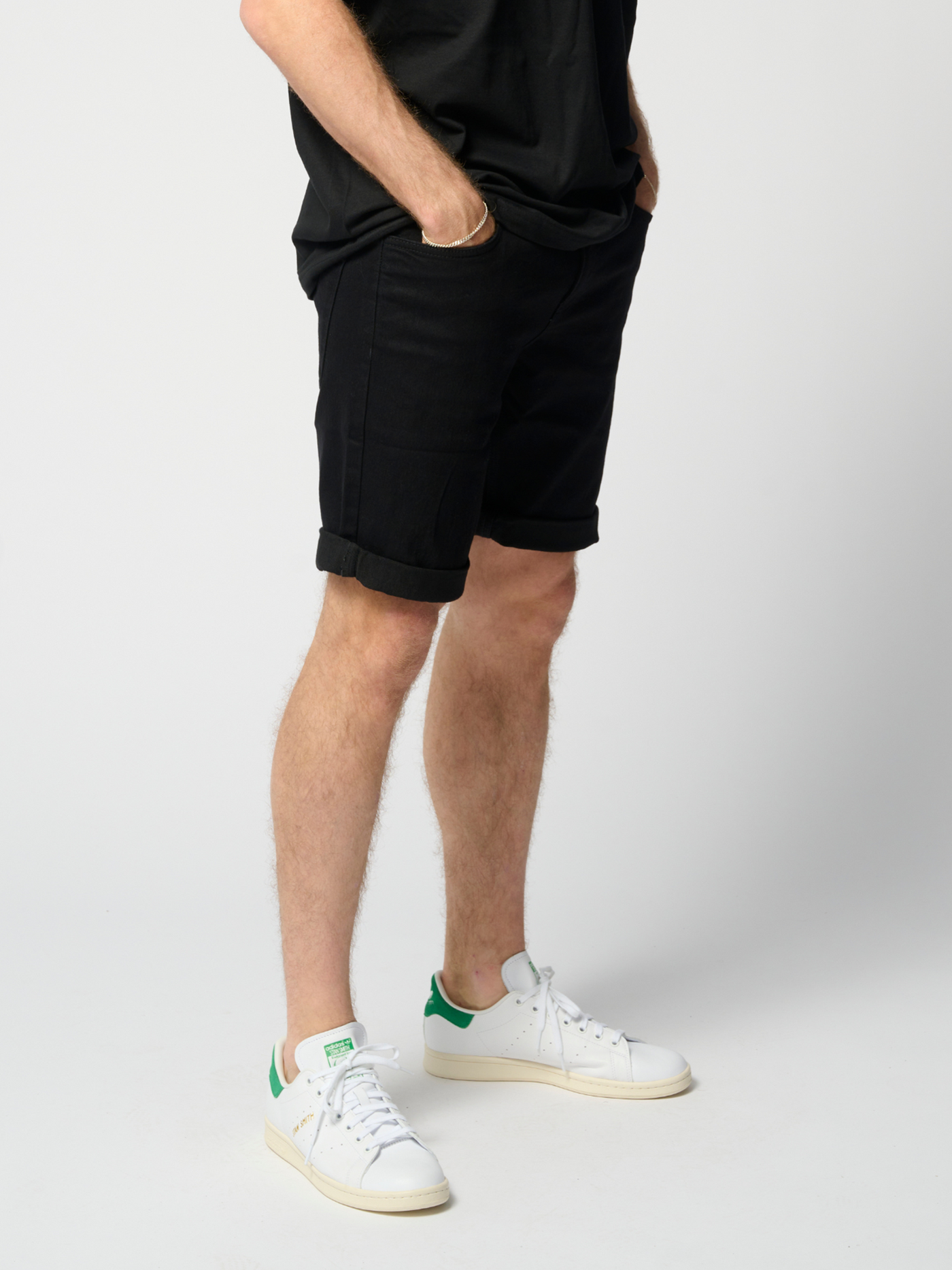 The Original Performance Performance Denim Shorts - Jet Black - TeeShoppen - Black 4