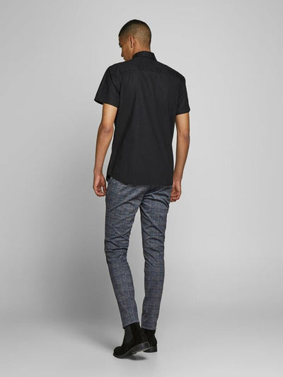 Marco Phil Pants - Dark Gray Checkered - Jack & Jones - Grey 4