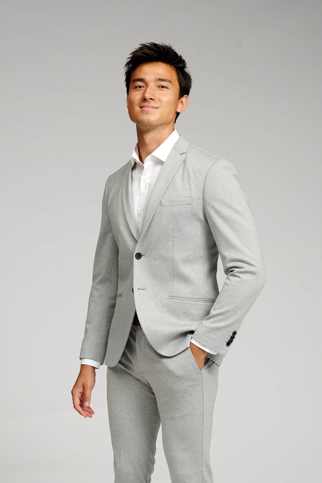 The Original Performance Blazer - Light Grey - TeeShoppen - Grey 2