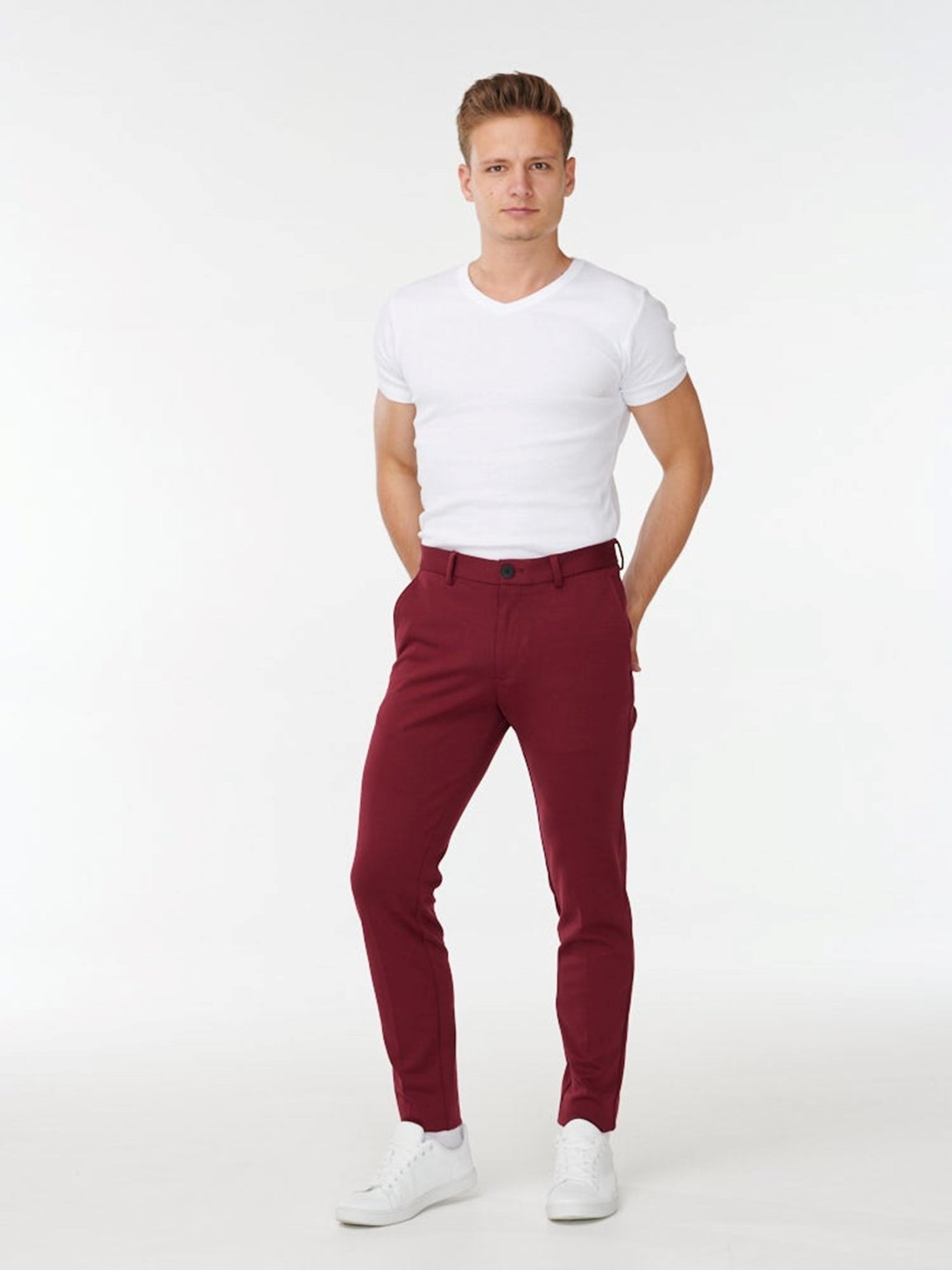 The Original Performance Pants - Dark Red - TeeShoppen - Red 11