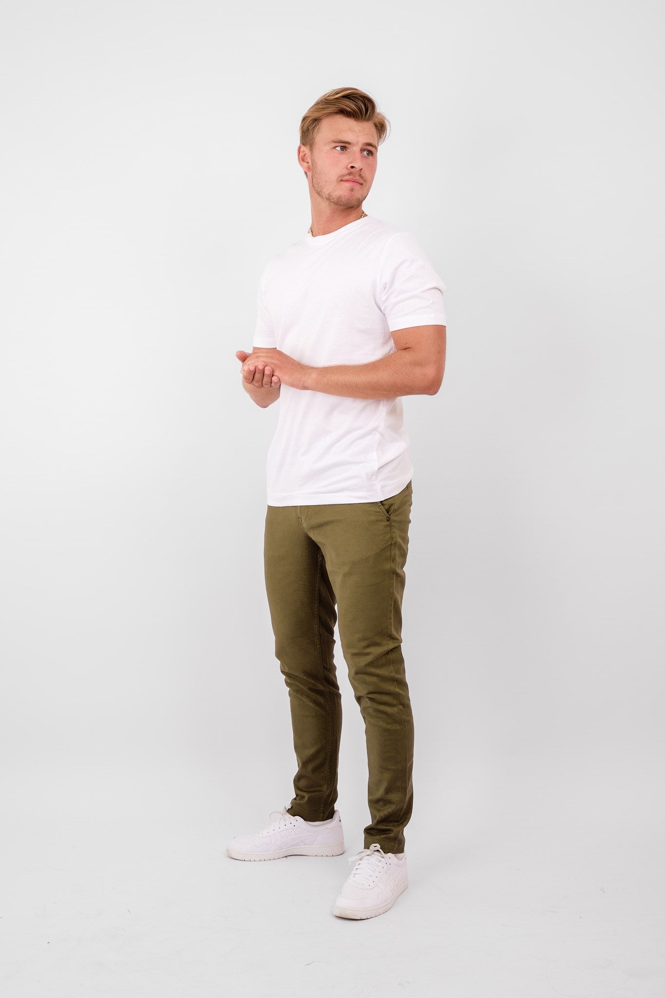 The Original Performance Structure Pants - Olive - TeeShoppen - Green 3