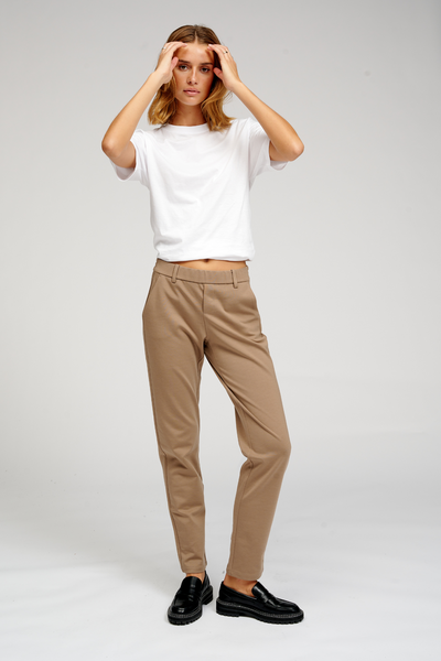 The Original Performance Pants - Dark Beige - TeeShoppen - Khaki 4