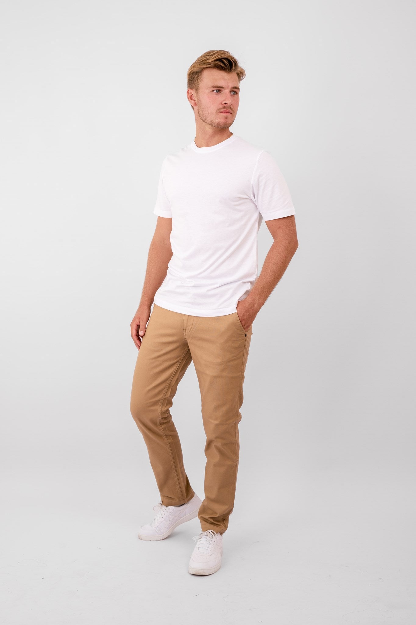 The Original Performance Structure Pants (Regular) - Dark Beige - TeeShoppen - Khaki 3