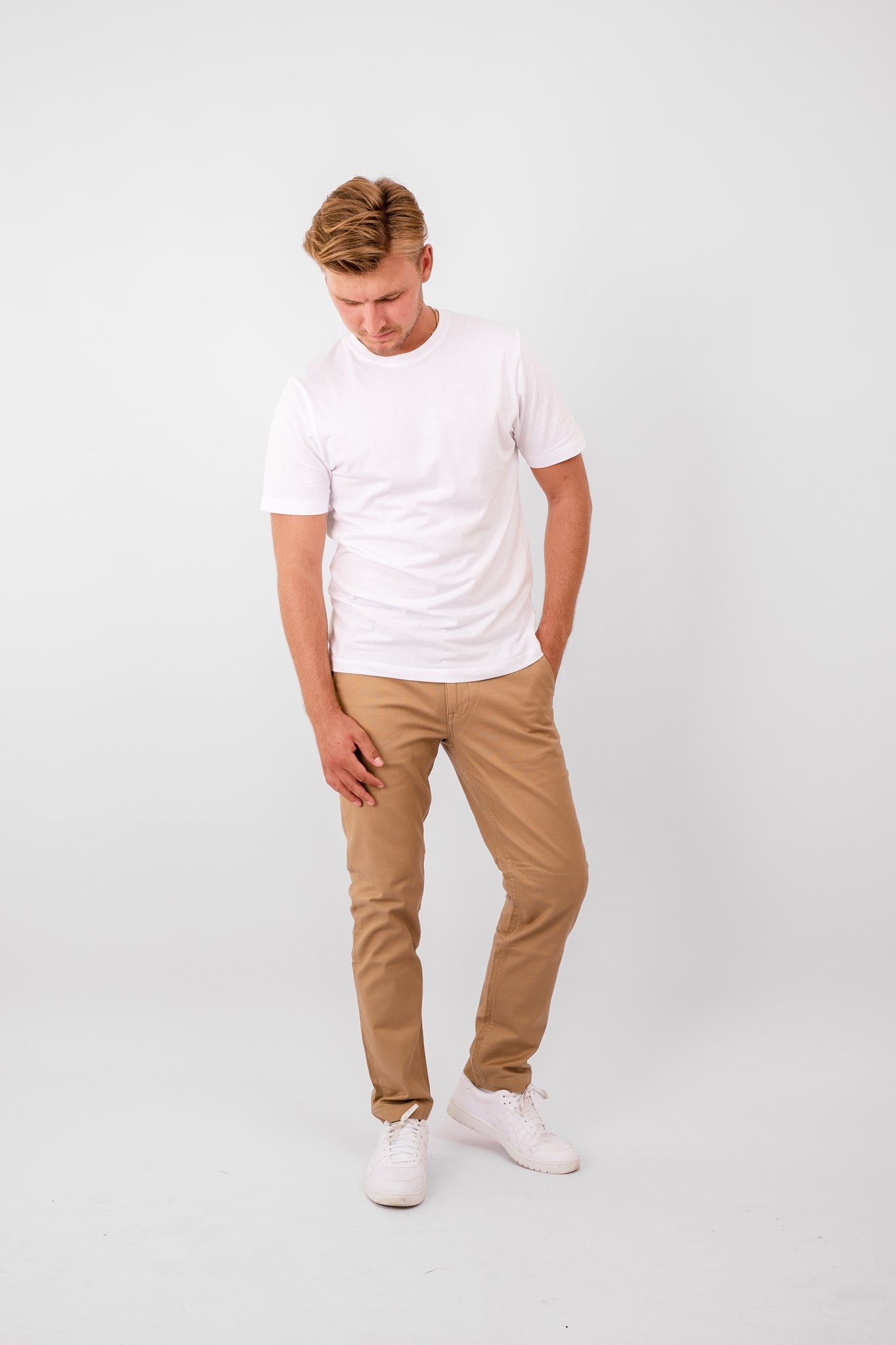 The Original Performance Structure Pants (Regular) - Dark Beige - TeeShoppen - Khaki 2