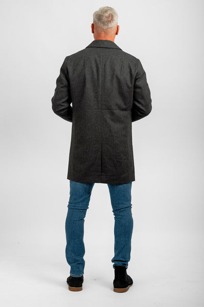 Tommy Wool Coat - Dark Gray - Jack & Jones - Grey 4