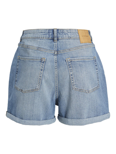 The Original Performance Performance Denim Shorts - Medium Blue Denim (Woman) - TeeShoppen - Blue 5