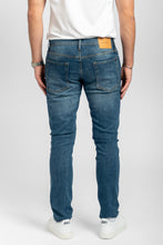 Load image into Gallery viewer, The Original Performance Jeans (Slim) - Medium Blue Denim - TeeShoppen - Blue 5
