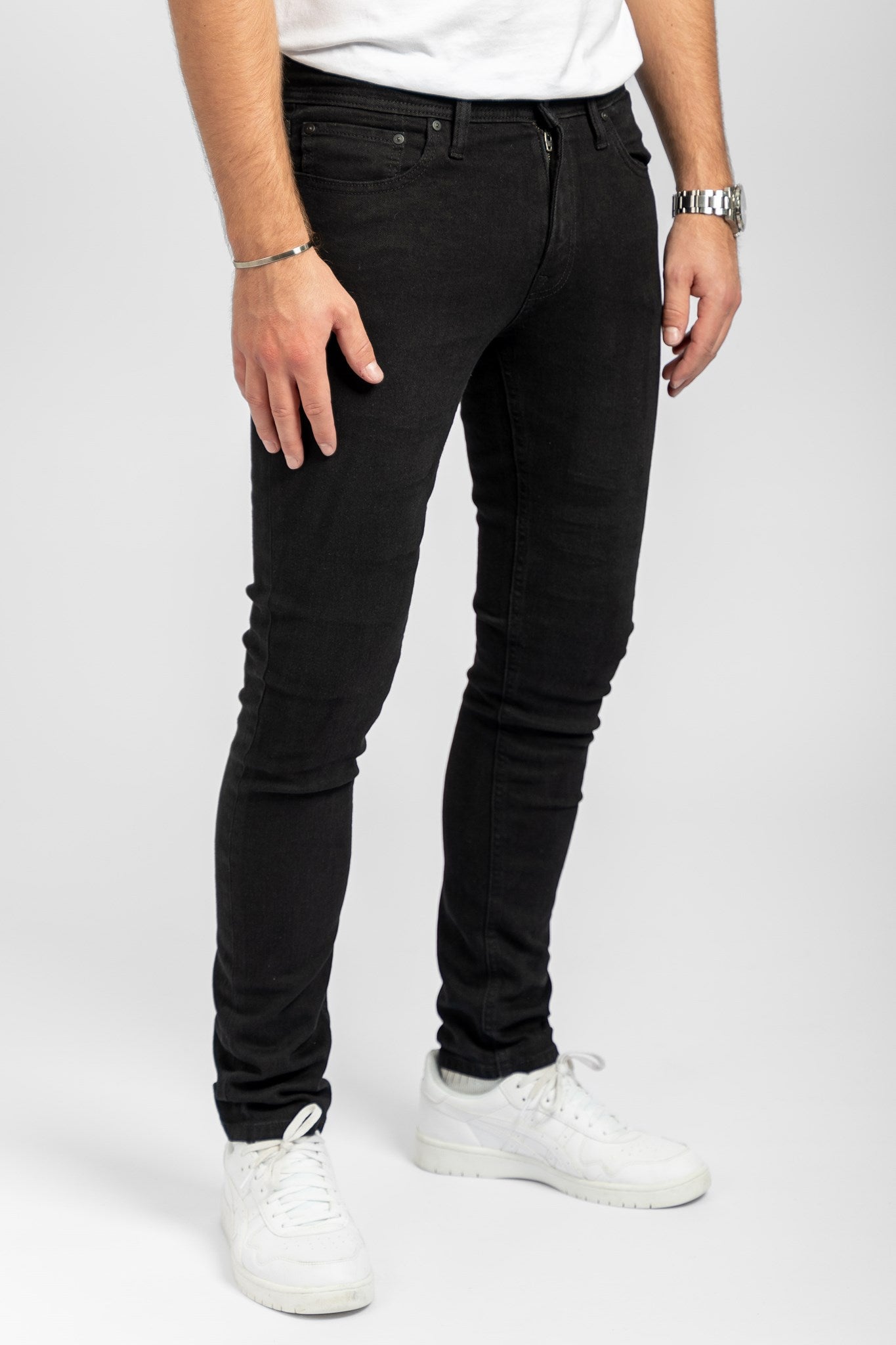 The Original Performance Jeans (Slim) - Black Denim - TeeShoppen - Black 4