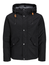 Charger l&#39;image dans la galerie, Classic Parka Jacket - Black - TeeShoppen - Black 7
