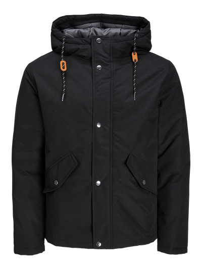 Classic Parka Jacket - Black - TeeShoppen - Black 7