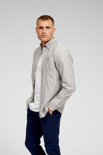 Load image into Gallery viewer, The Original Performance Oxford Shirt - Grey Melange - TeeShoppen - Grey 9
