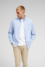 Cargar imagen en el visor de la galería, The Original Performance Oxford Shirt - Cashmere Blue - TeeShoppen - Blue 7
