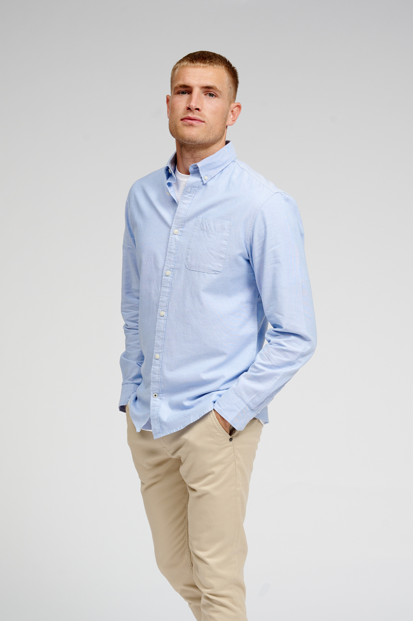 The Original Performance Oxford Shirt - Cashmere Blue - TeeShoppen - Blue 8