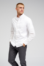 Load image into Gallery viewer, The Original Performance Oxford Shirt - White - TeeShoppen - White 8
