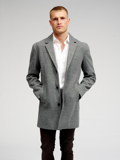 Classic Coat - Grey - TeeShoppen - Grey