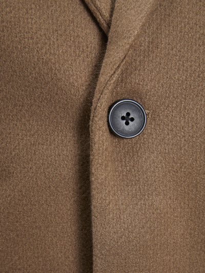 Classic Coat - Light Brown - TeeShoppen - Brown 5