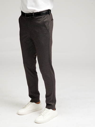 The Original Performance Pants - Dark Brown Pattern (Limited) - TeeShoppen - Brown 6