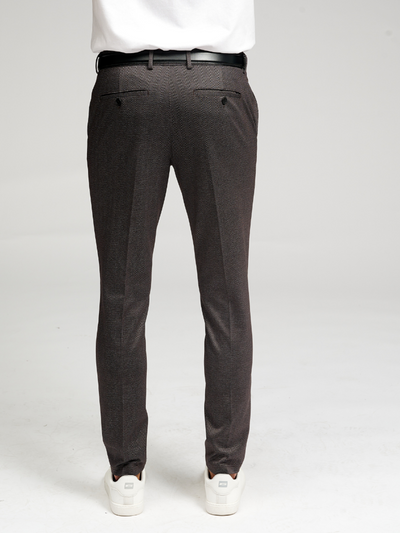 The Original Performance Pants - Dark Brown Pattern (Limited) - TeeShoppen - Brown 4