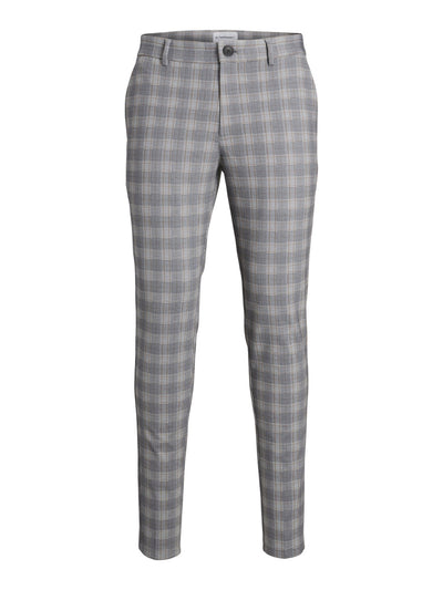 The Original Performance Pants - Lightgrey Checkered (Limited) - TeeShoppen - Grey 7