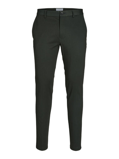 The Original Performance Pants - Dark Green Striped (Limited) - TeeShoppen - Green 7