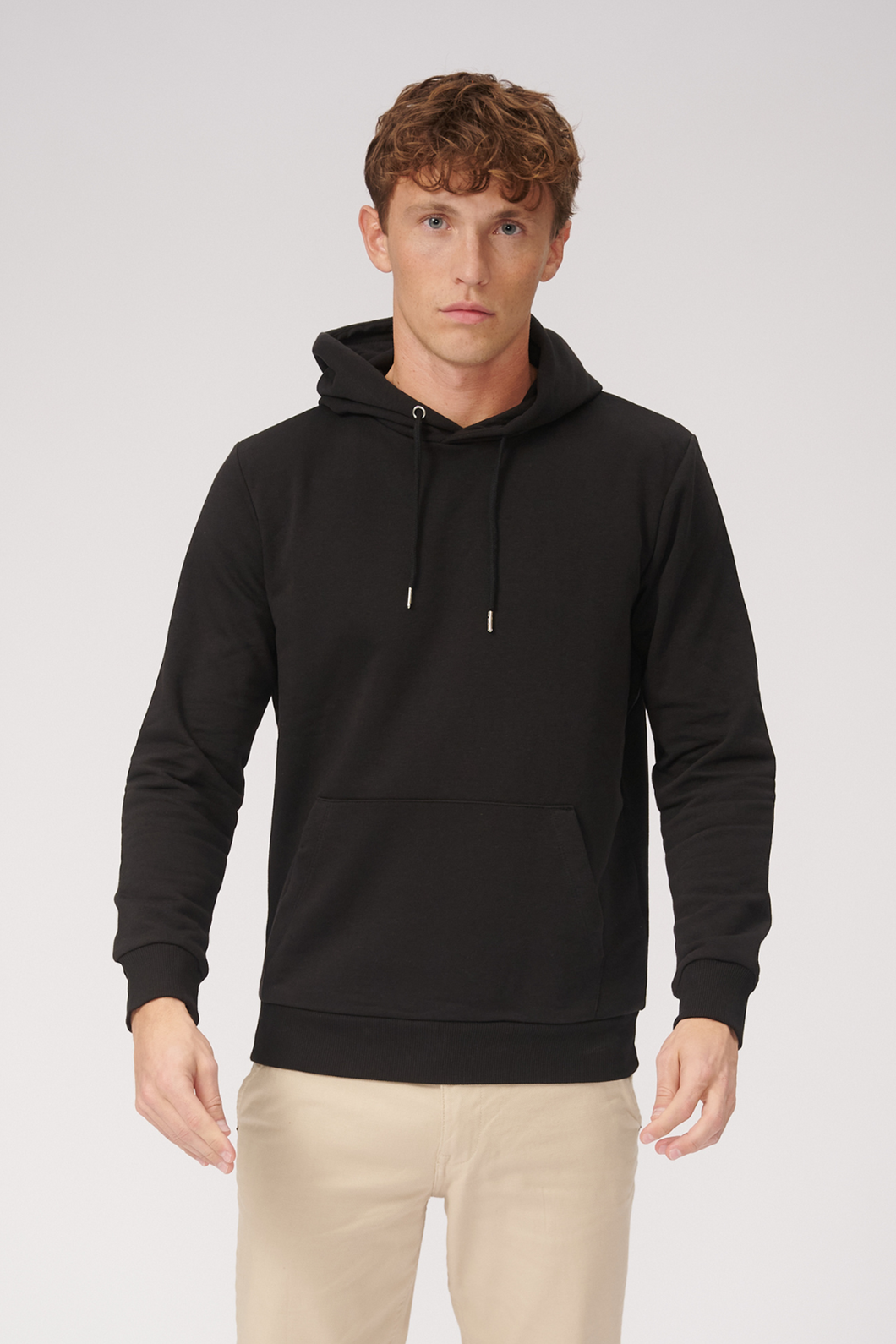 Basic Hoodie Sweat - Black - TeeShoppen - Black