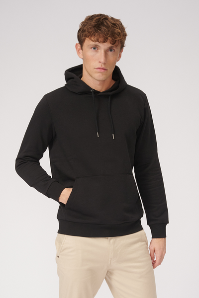 Basic Hoodie Sweat - Black - TeeShoppen - Black 3