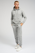 Load image into Gallery viewer, Basic Hoodie Sweat - Light Grey Melange - TeeShoppen - Grey 5
