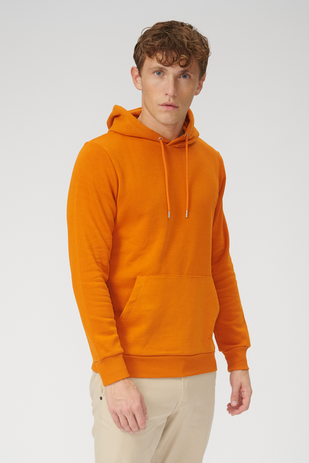 Basic Hoodie Sweat - Orange - TeeShoppen - Yellow