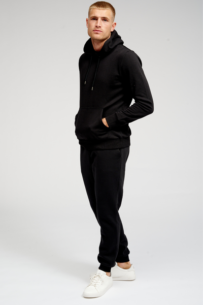 Basic Hoodie Sweat - Black - TeeShoppen - Black 5