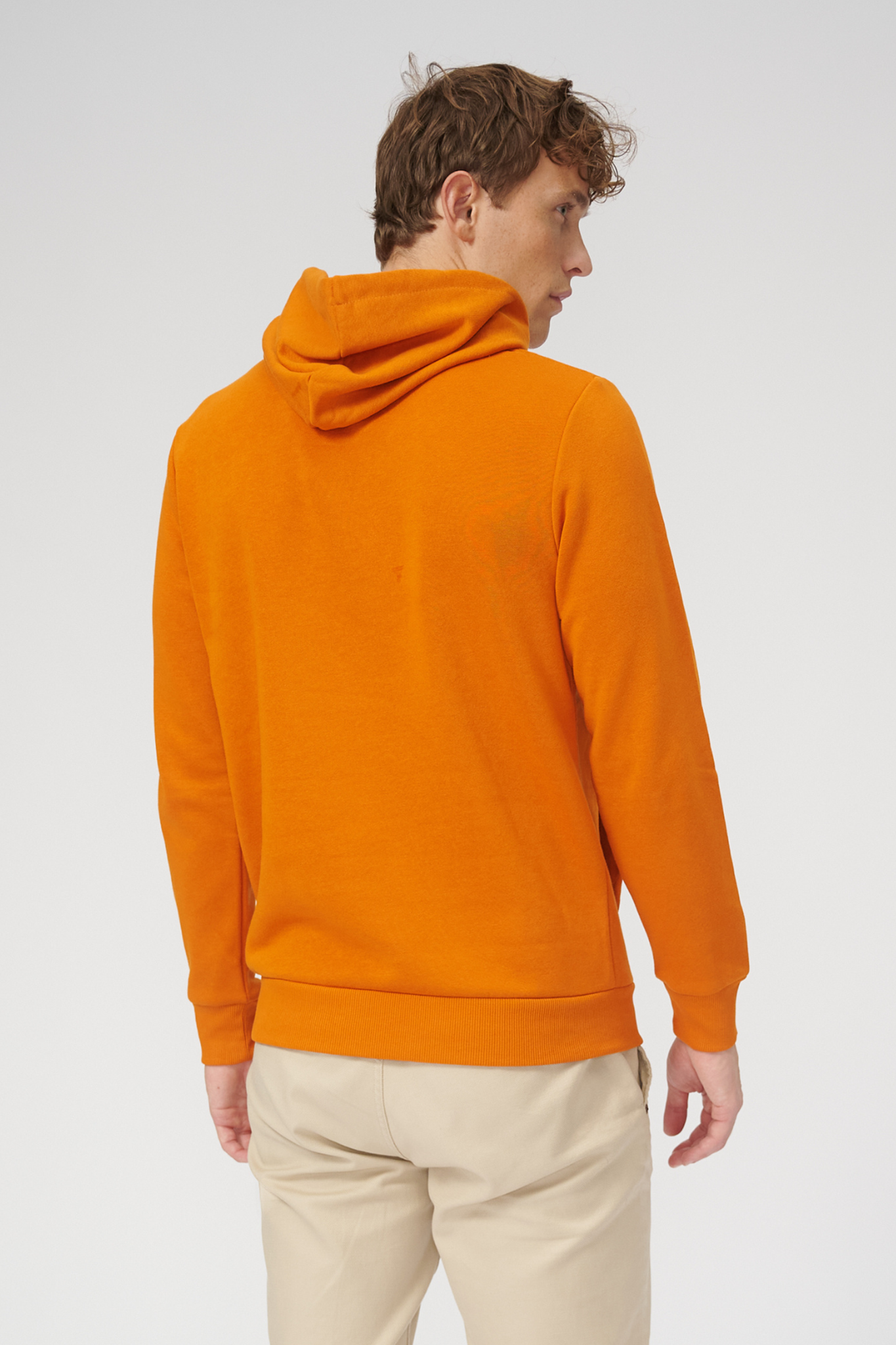 Basic Hoodie Sweat - Orange - TeeShoppen - Yellow 2