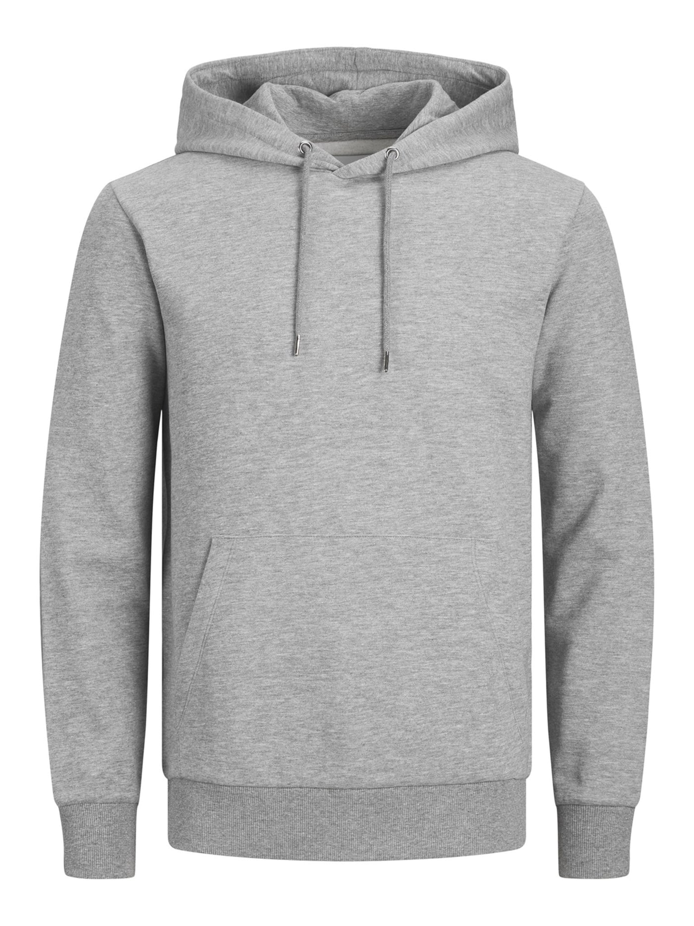 Basic Hoodie Sweat - Light Grey Melange - TeeShoppen - Grey 4