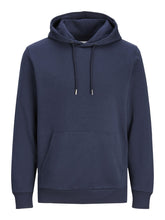 Load image into Gallery viewer, Basic Hoodie Sweat - Navy - TeeShoppen - Blue 4
