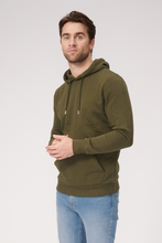 Load image into Gallery viewer, Basic Hoodie Sweat - Dark Green - TeeShoppen - Green 3
