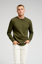 Load image into Gallery viewer, Basic Crewneck Sweat - Dark Green - TeeShoppen - Green
