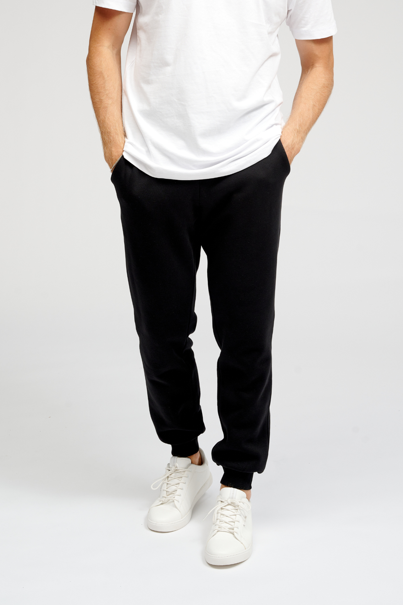 Basic Sweatpants - Black - TeeShoppen - Black