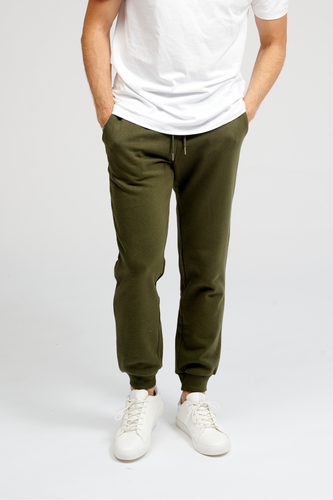 Basic Sweatpants - Dark Green - TeeShoppen - Green