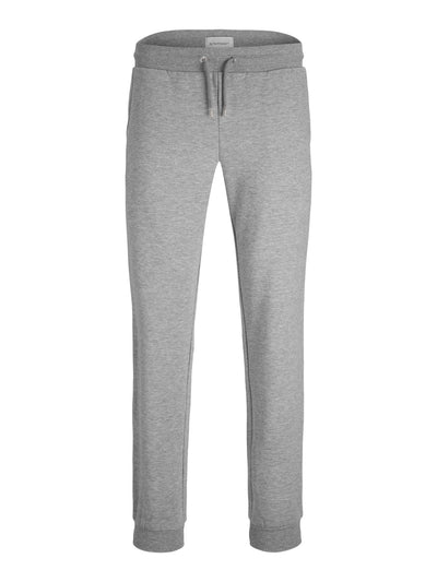 Basic Sweatpants - Light Grey Melange - TeeShoppen - Grey 6