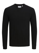 Load image into Gallery viewer, Basic Knit V-neck - Black - TeeShoppen - Black 4
