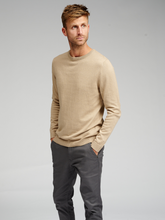 Load image into Gallery viewer, Basic Knit Crewneck - Beige - TeeShoppen - Khaki
