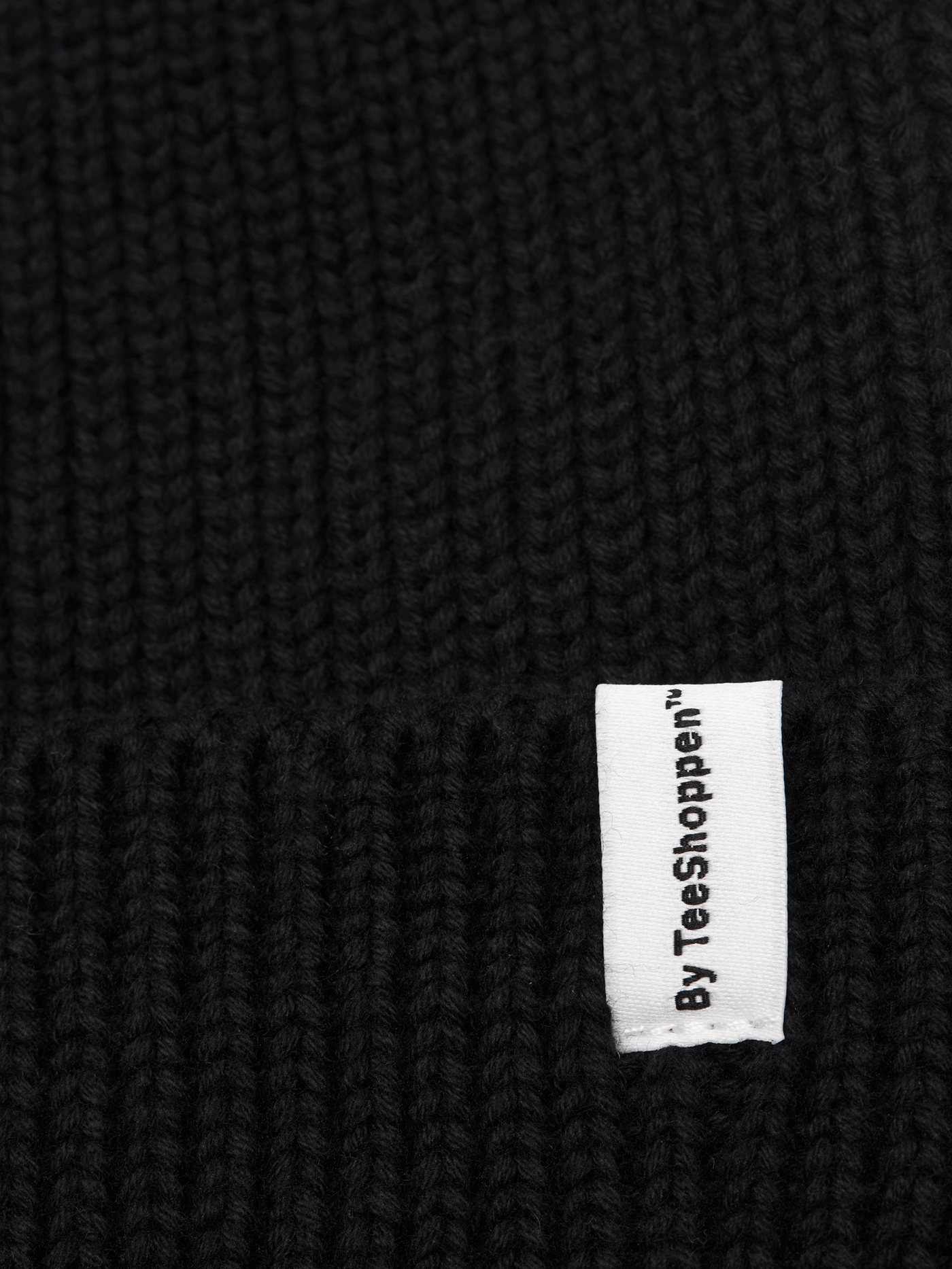 Basic Beanie - Black - TeeShoppen - Black 2