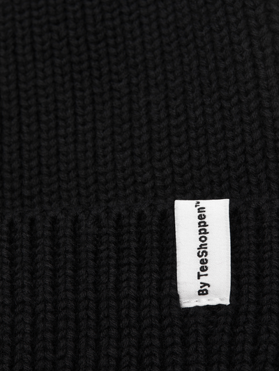 Basic Beanie - Black - TeeShoppen - Black 2