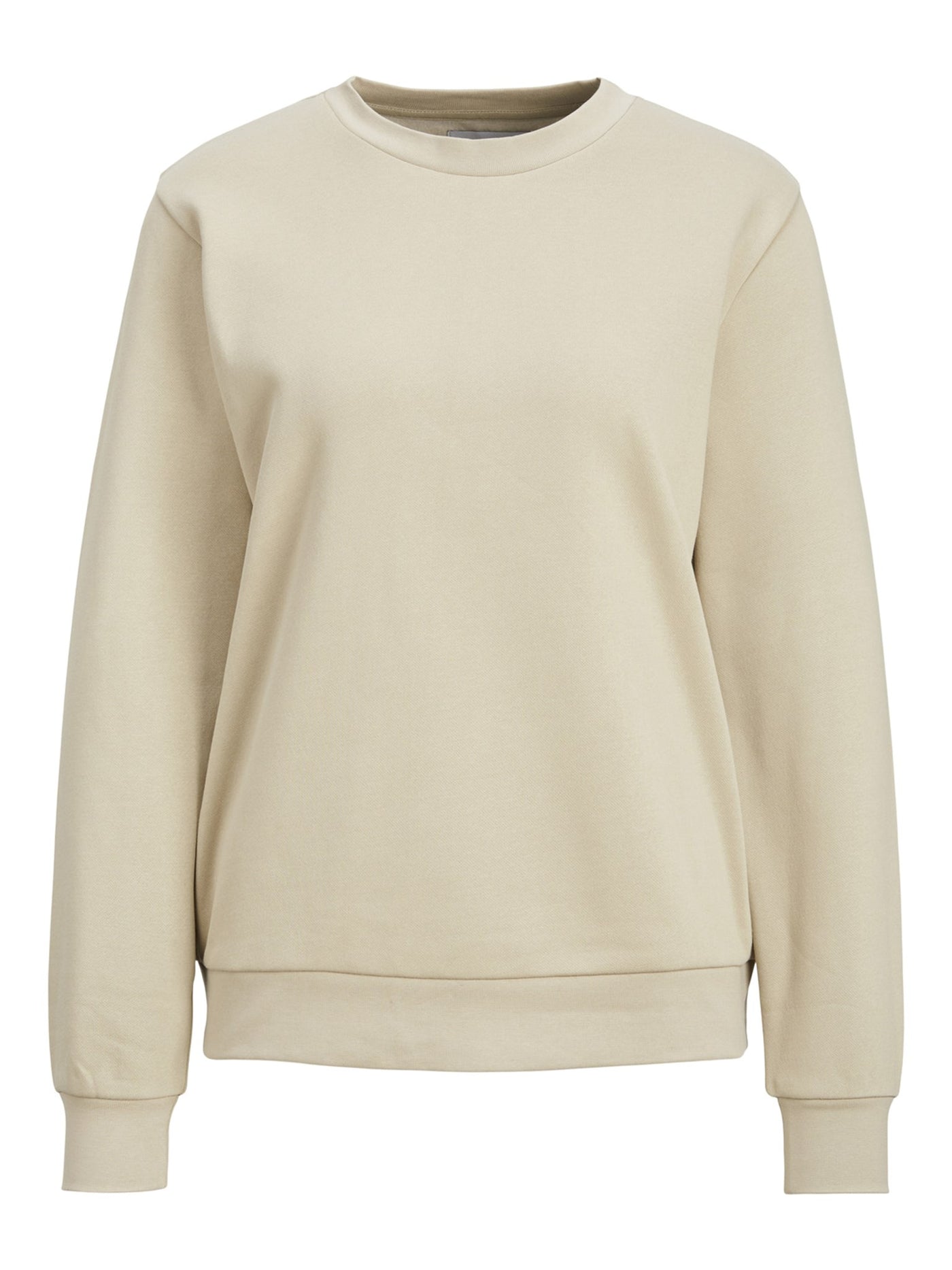 Basic Crewneck Sweat - Dark Beige - TeeShoppen - Khaki 5