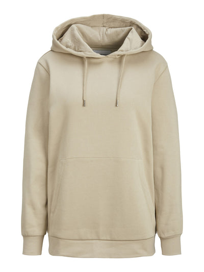 Basic Hoodie Sweat - Dark Beige - TeeShoppen - Khaki 5